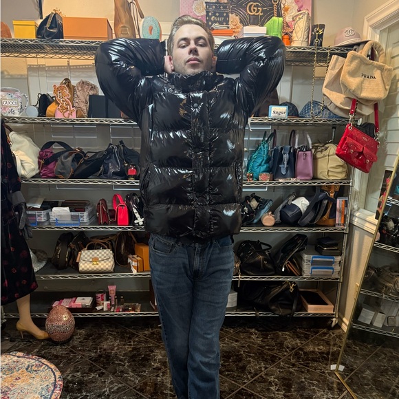 POINT ZERO Hooded Down Jacket Black - Picture 2 of 14